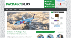 Desktop Screenshot of packagesplus18th.com